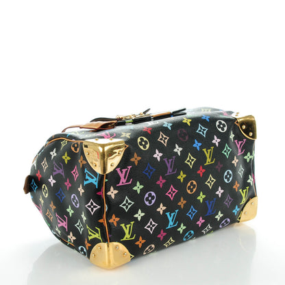 Louis Vuitton Monogram Multicolor Speedy 30 Black 4 of 7