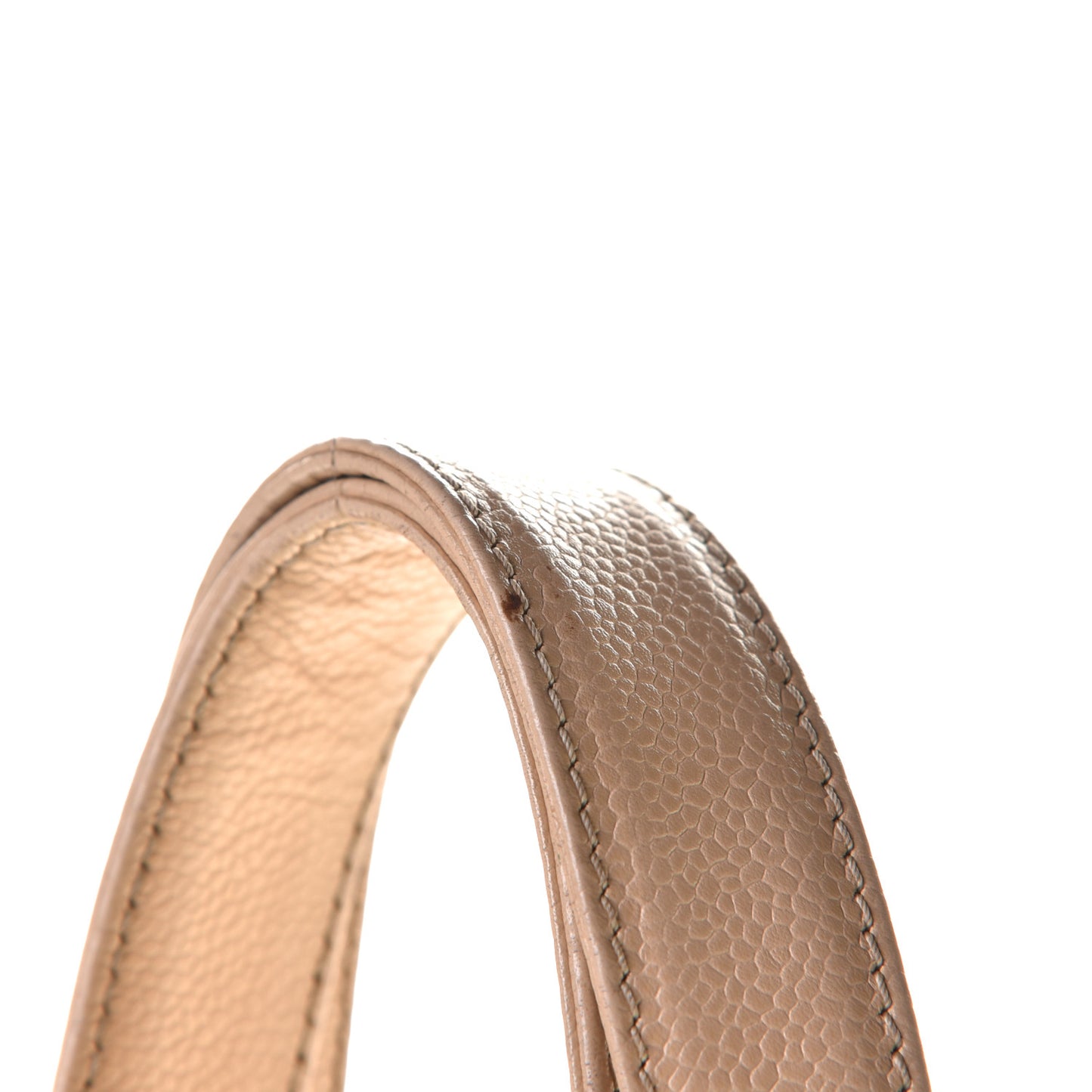 Caviar Quilted Grand Shopping Tote GST Beige