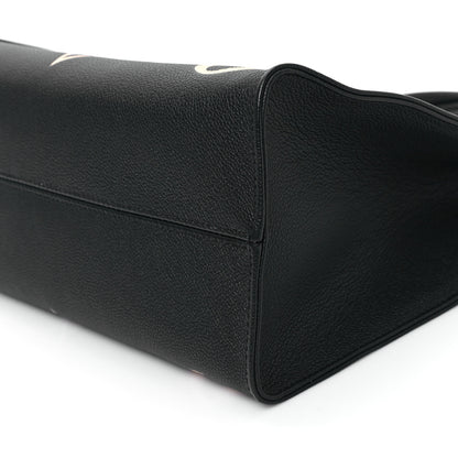 Louis Vuitton Empreinte Monogram Giant Onthego MM Black Beige 9 of 10