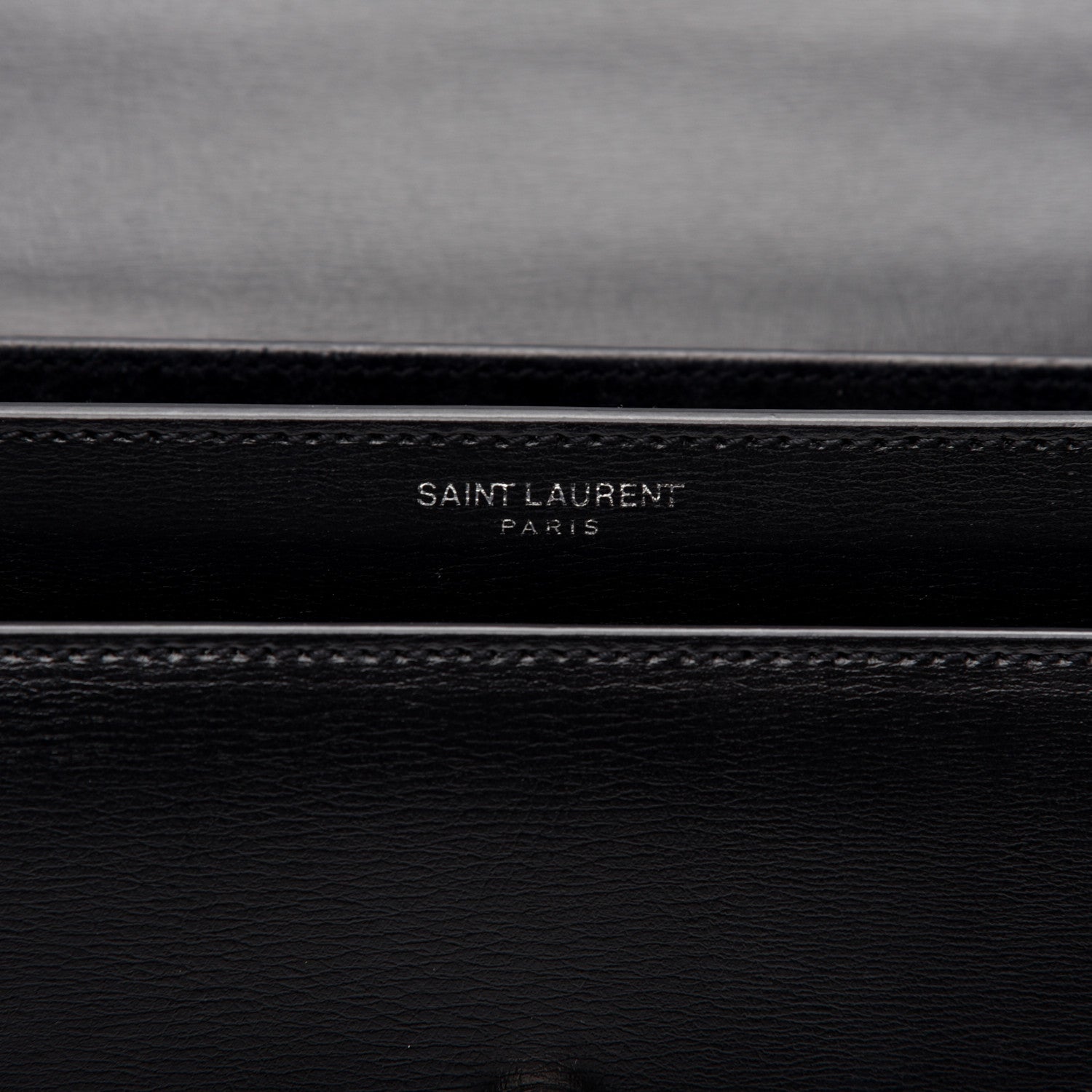 Saint Laurent Calfskin Medium Monogram Sunset Black 8 of 11