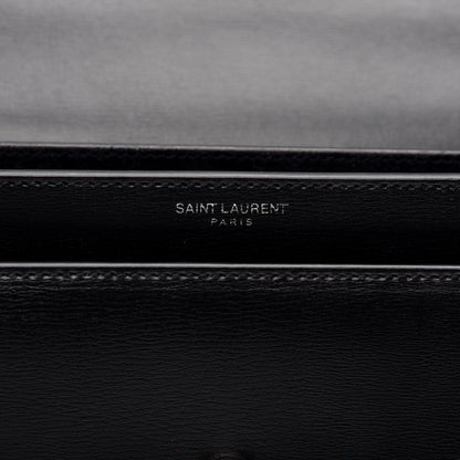 Saint Laurent Calfskin Medium Monogram Sunset Black 8 of 11