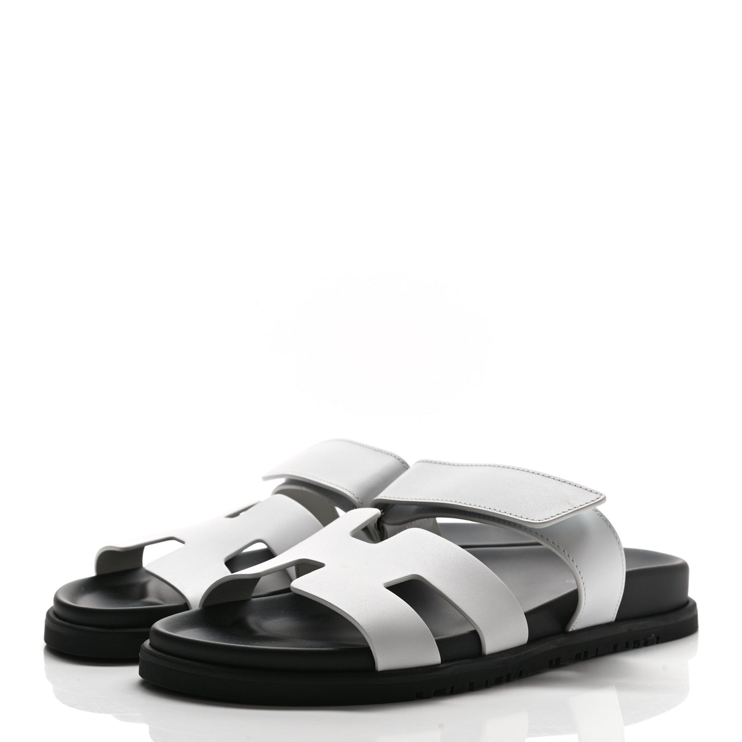 Calfskin Womens Chypre Sandals 38.5 White