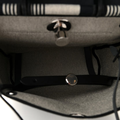 Hermes Vache Hunter Toile H Vibration Herbag a Dos Retourne Backpack Ecru Beige Naturel 6 of 10