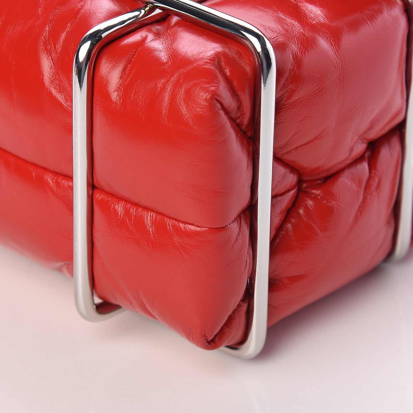 Calfskin Quilted Halo Xbody Bag Red