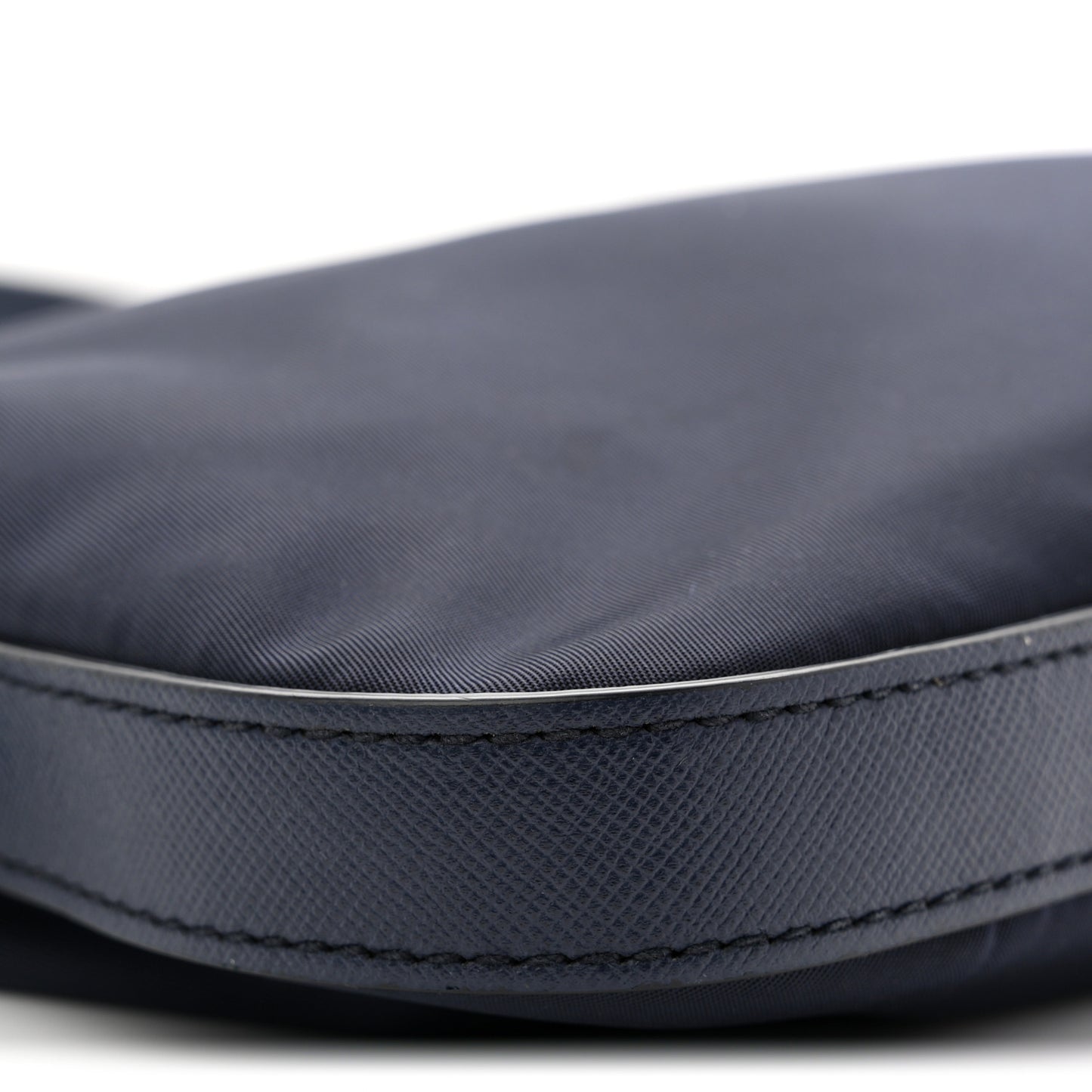 Tessuto Nylon Saffiano Small Crossbody Bag Navy