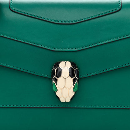 Bulgari Calfskin Serpenti Forever Crossbody Bag Emerald Green 7 of 11
