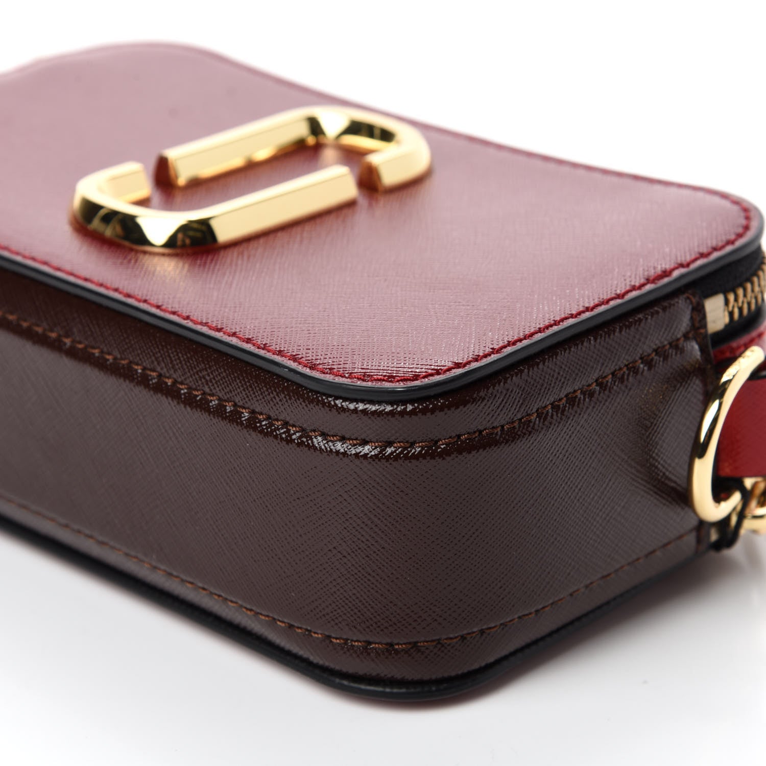 Marc Jacobs Saffiano Small Snapshot Camera Bag Cranberry Multicolor 7 of 9