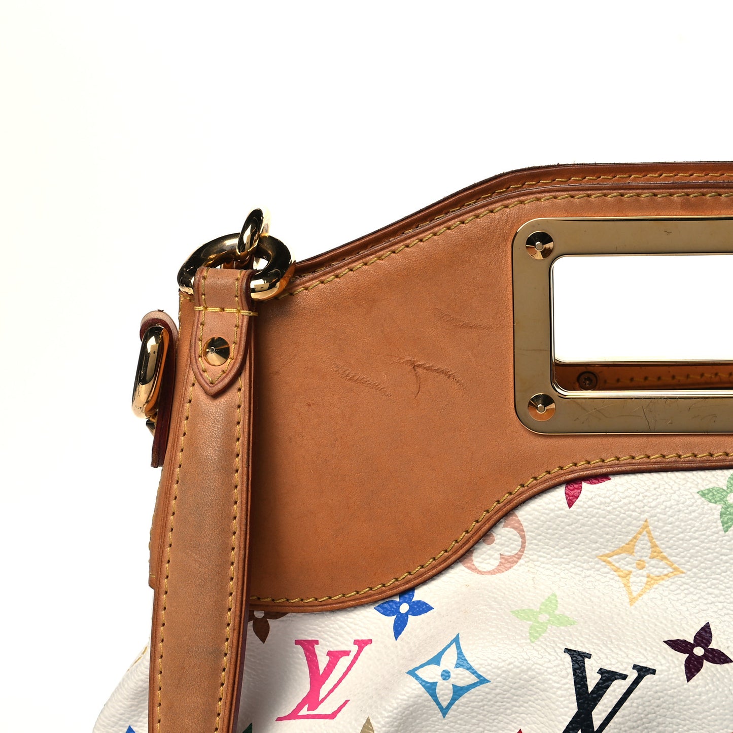 Monogram Multicolor Judy MM White