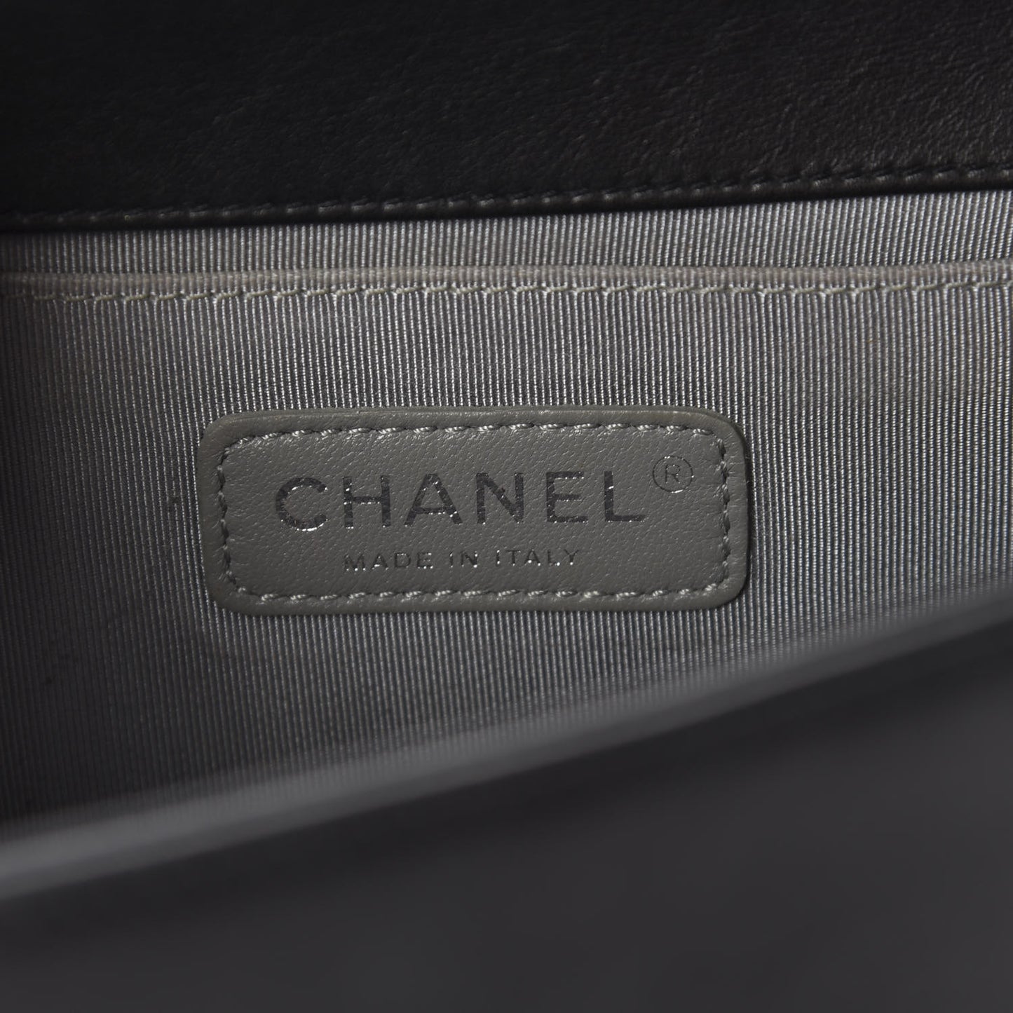 Calfskin Quilted Medium Boy Flap Black