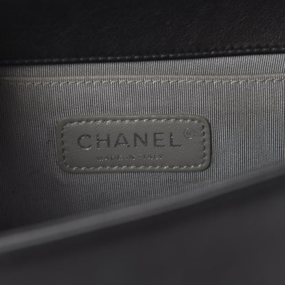 Chanel Calfskin Quilted Medium Boy Flap Black 8 of 12