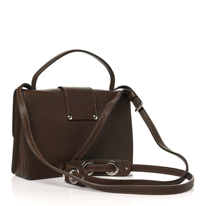 Jimmy Choo Pebbled Calfskin Rebel Crossbody Bag Brown 3 of 11