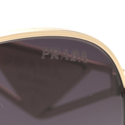Prada Aviator Sunglasses SPR 73Z Gold Tortoise 7 of 8