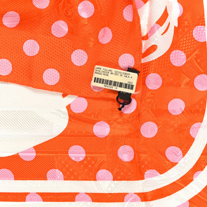 Hermes Silk Cavalcadour Brides De Gala Scarf 90 Orange Rose 3 of 3