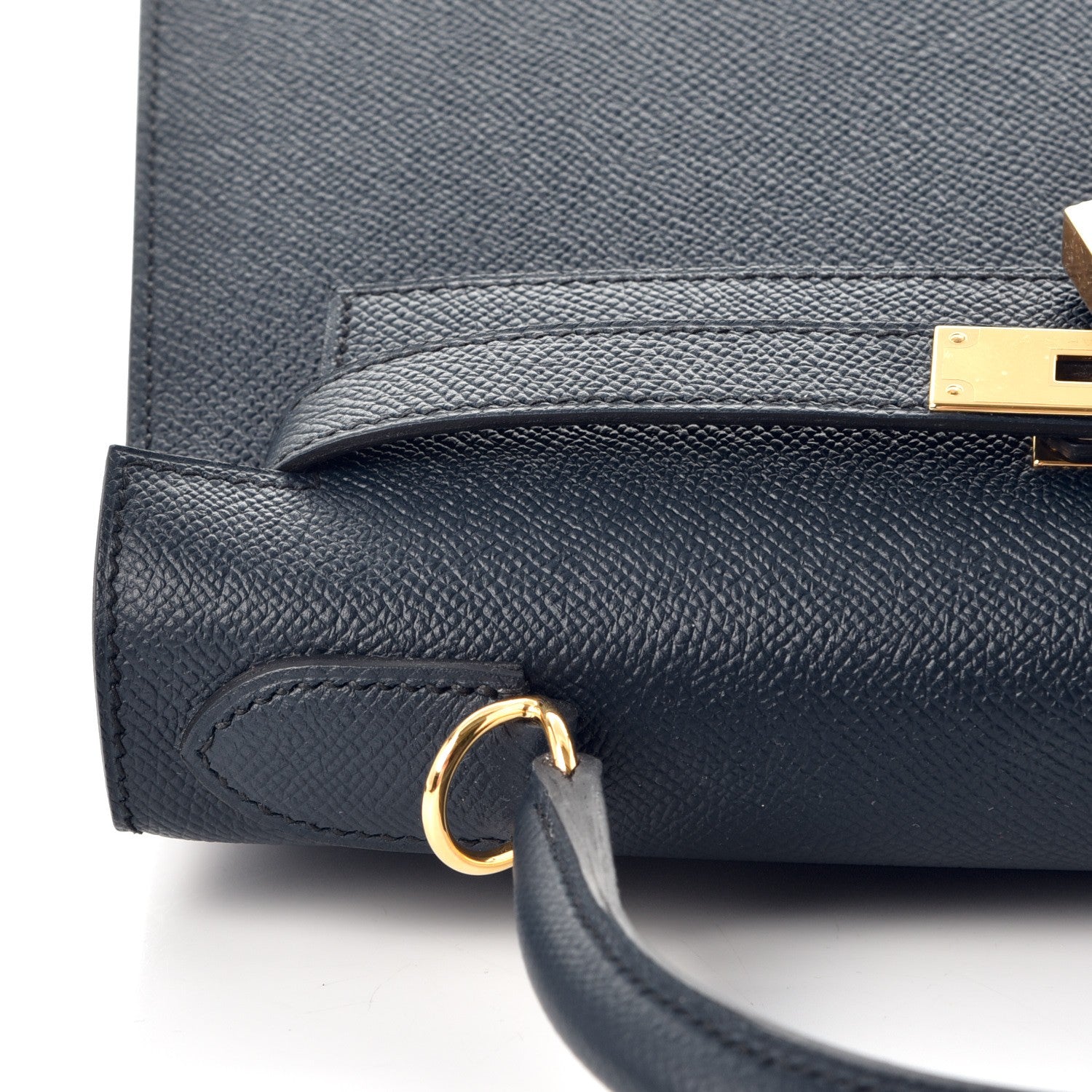 Hermes Epsom Kelly Sellier 28 Bleu Indigo 12 of 41