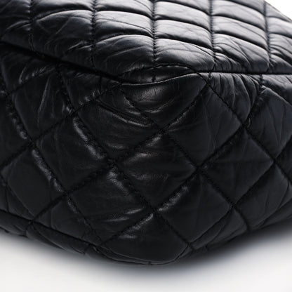 Chanel Aged Calfskin Quilted Large Reissue Camera Case Black 9 of 9