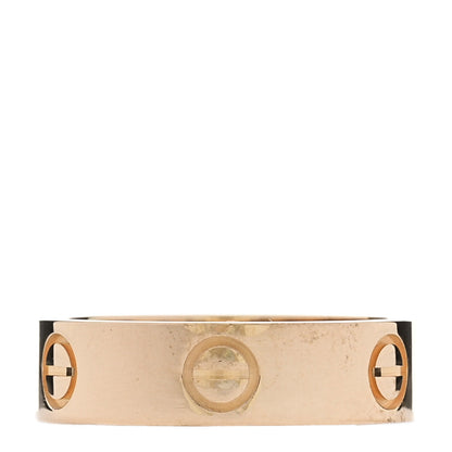 Cartier 18K Yellow Gold 5.5mm LOVE Ring 56 7.75 3 of 4