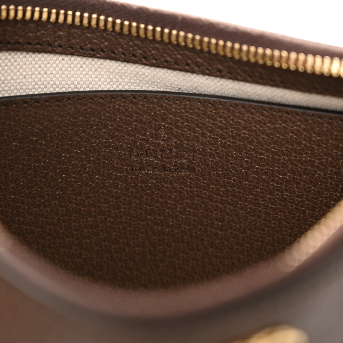 GG Supreme Monogram Textured Dollar Calfskin Small Ophidia Hobo Beige Ebony New Acero