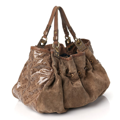 Louis Vuitton Suede Patent Monogram Irene Brown 2 of 9