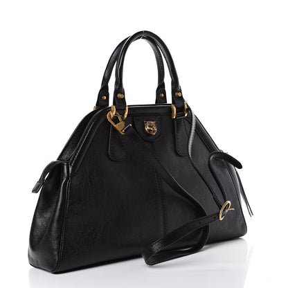 Gucci Calfskin Medium Re(Belle) Top Handle Bag Black 2 of 9