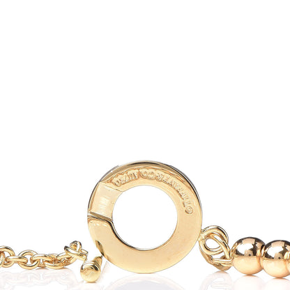 Tiffany 18K Yellow Gold 4mm Beads Toggle Bracelet 5 of 6