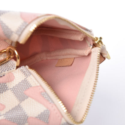 Louis Vuitton Damier Azur Tahitienne Mini Pochette Accessories 6 of 7