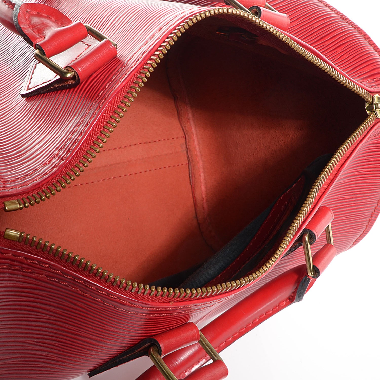 Louis Vuitton Epi Speedy 25 Rouge 5 of 7