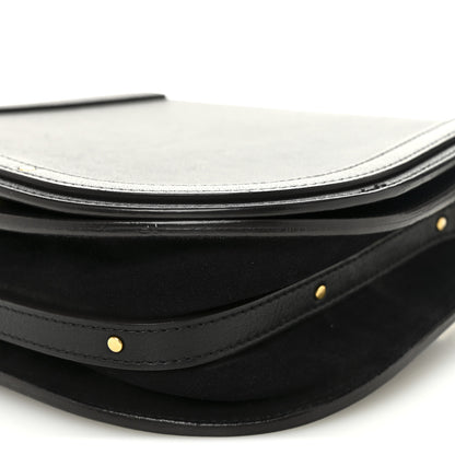Chloe Calfskin Suede Medium Nile Bracelet Bag Black 10 of 11