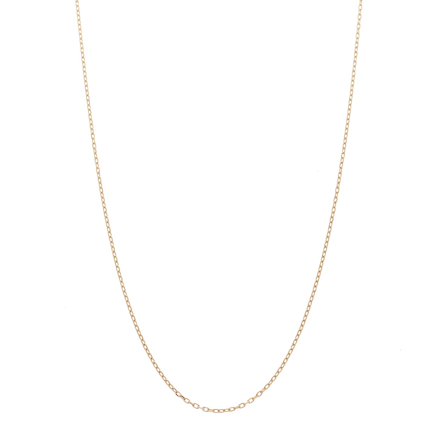 18K Yellow Gold Chain Necklace