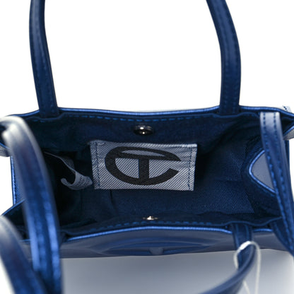 Telfar Vegan Leather Small Shopping Bag Cobalt 5 of 11
