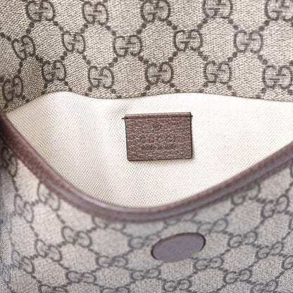 Gucci GG Supreme Monogram Neo Vintage Web Belt Bag Brown 7 of 9