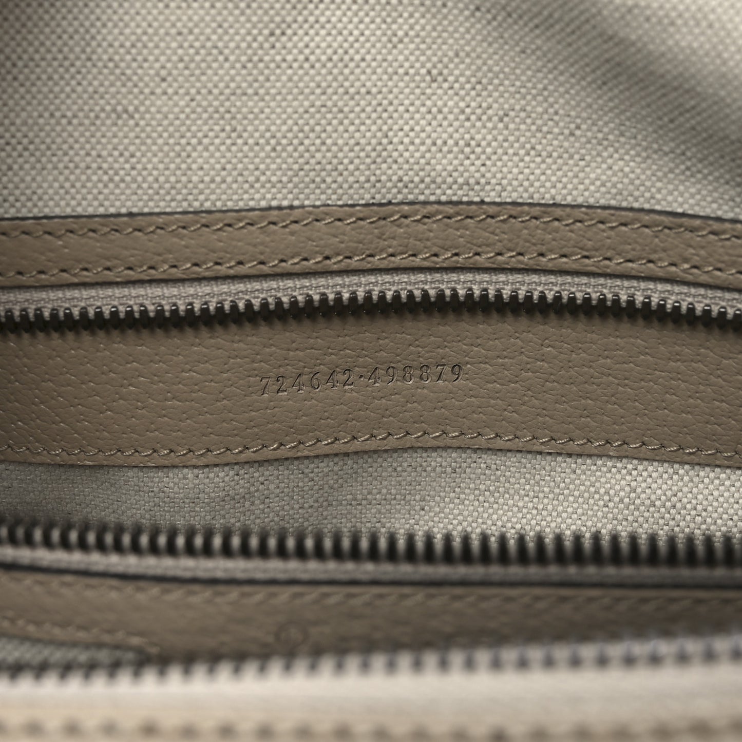 GG Supreme Monogram Textured Dollar Calfskin Web Medium Savoy Duffle Bag Beige Mystic White Oatmeal