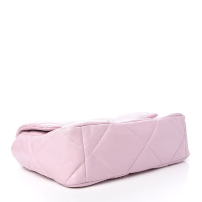 Chanel Lambskin Quilted Large Chanel 19 Flap Light Pink 4 of 10
