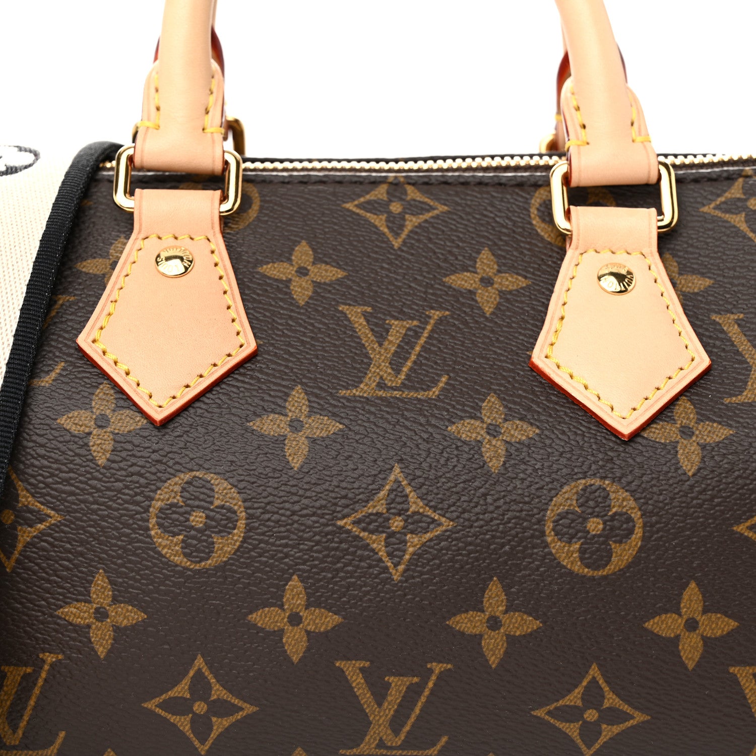 Louis Vuitton Monogram Speedy Bandouliere 20 Black 7 of 10