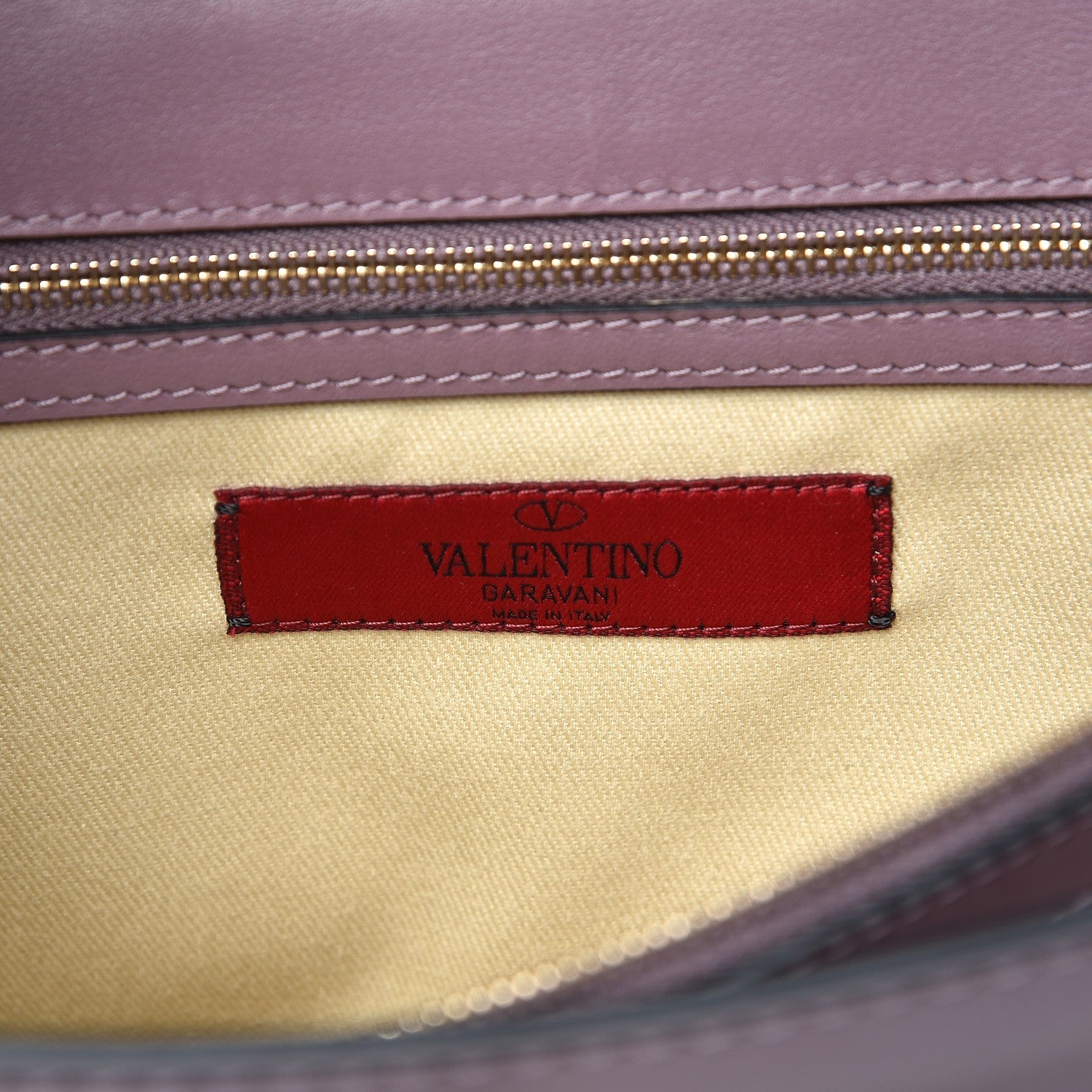 Valentino Garavani Calfskin Rockstud Single Handle Flap Bag Dark Mauve 8 of 11