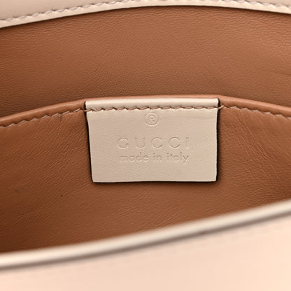 Gucci Nappa Pearl Studded Mini Queen Margaret Broadway Shoulder Bag Mystic White 6 of 9