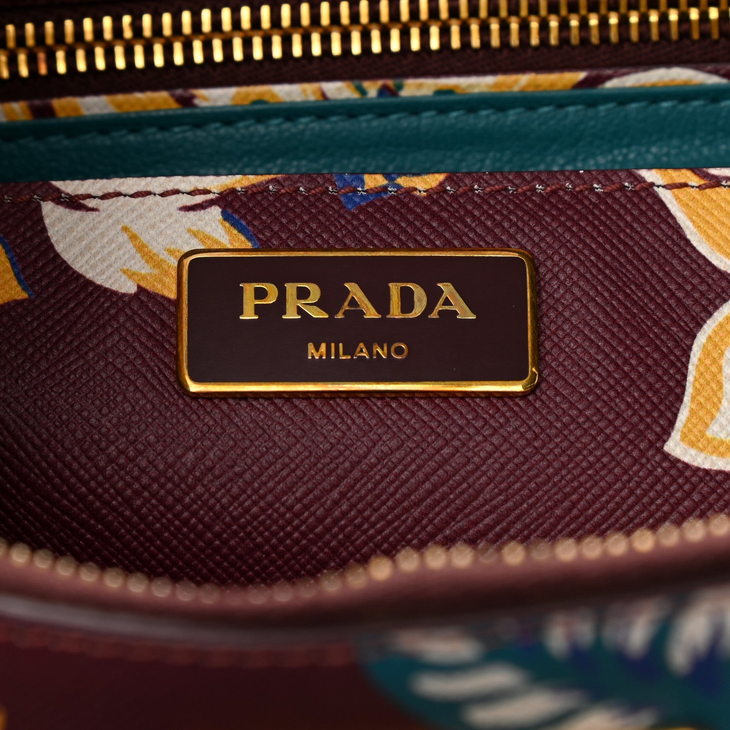 Prada Saffiano Print Medium Galleria Double Zip Tote Amaranto 8 of 17