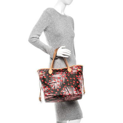 Louis Vuitton Monogram Jungle Dots Neo Neverfull MM Sugar Pink Poppy 2 of 8