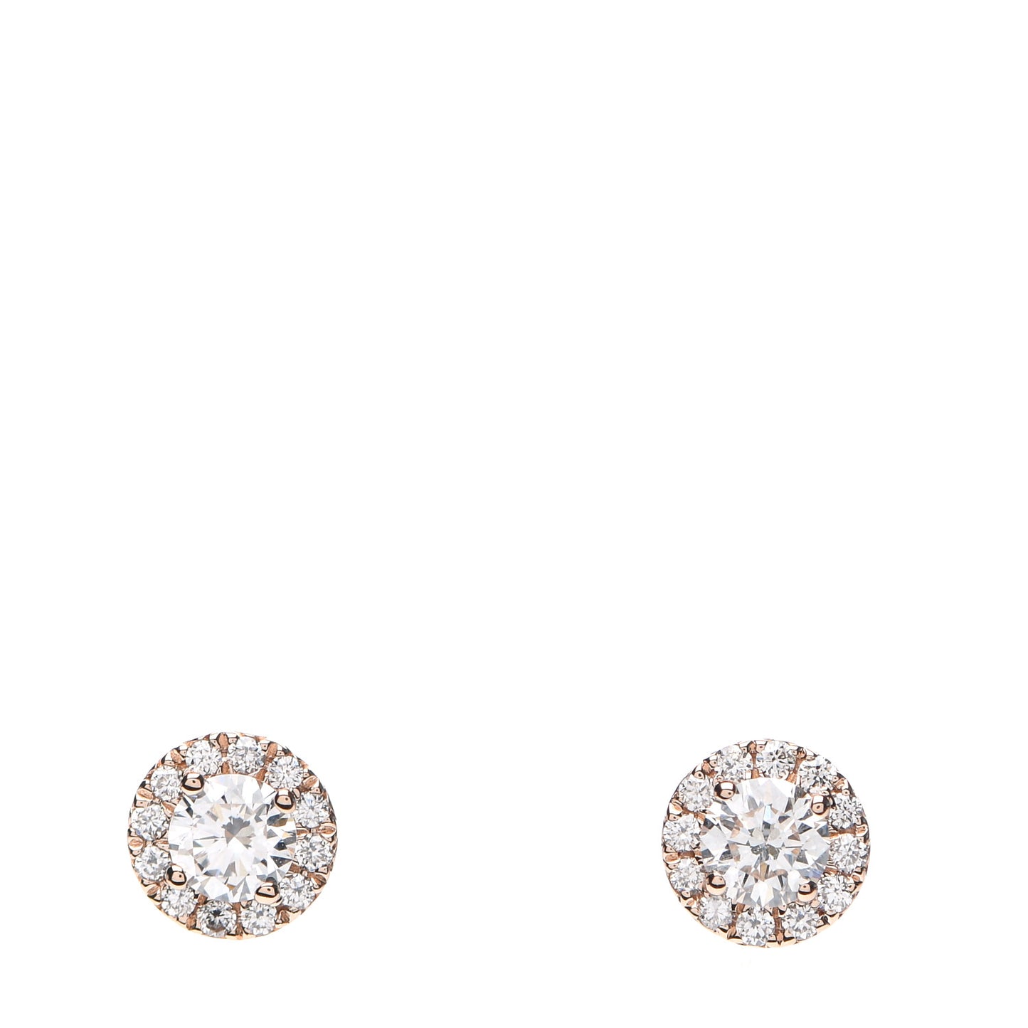 18K Rose Gold Diamond .32ctw Soleste Earrings