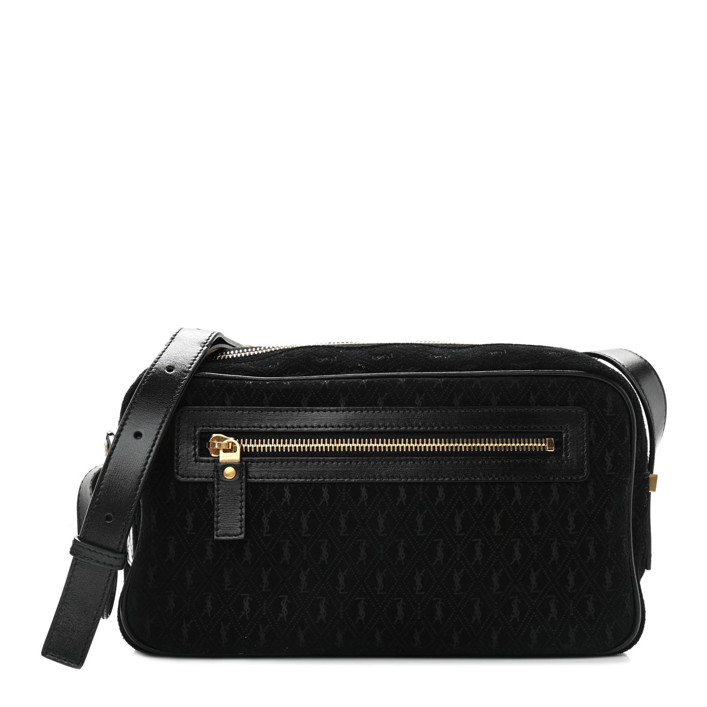 Monogram All Over Camera Bag Black