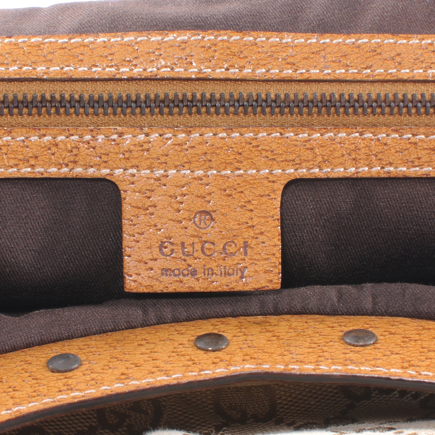 Monogram Bamboo Handle Bag