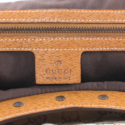 Gucci Monogram Bamboo Handle Bag 6 of 7