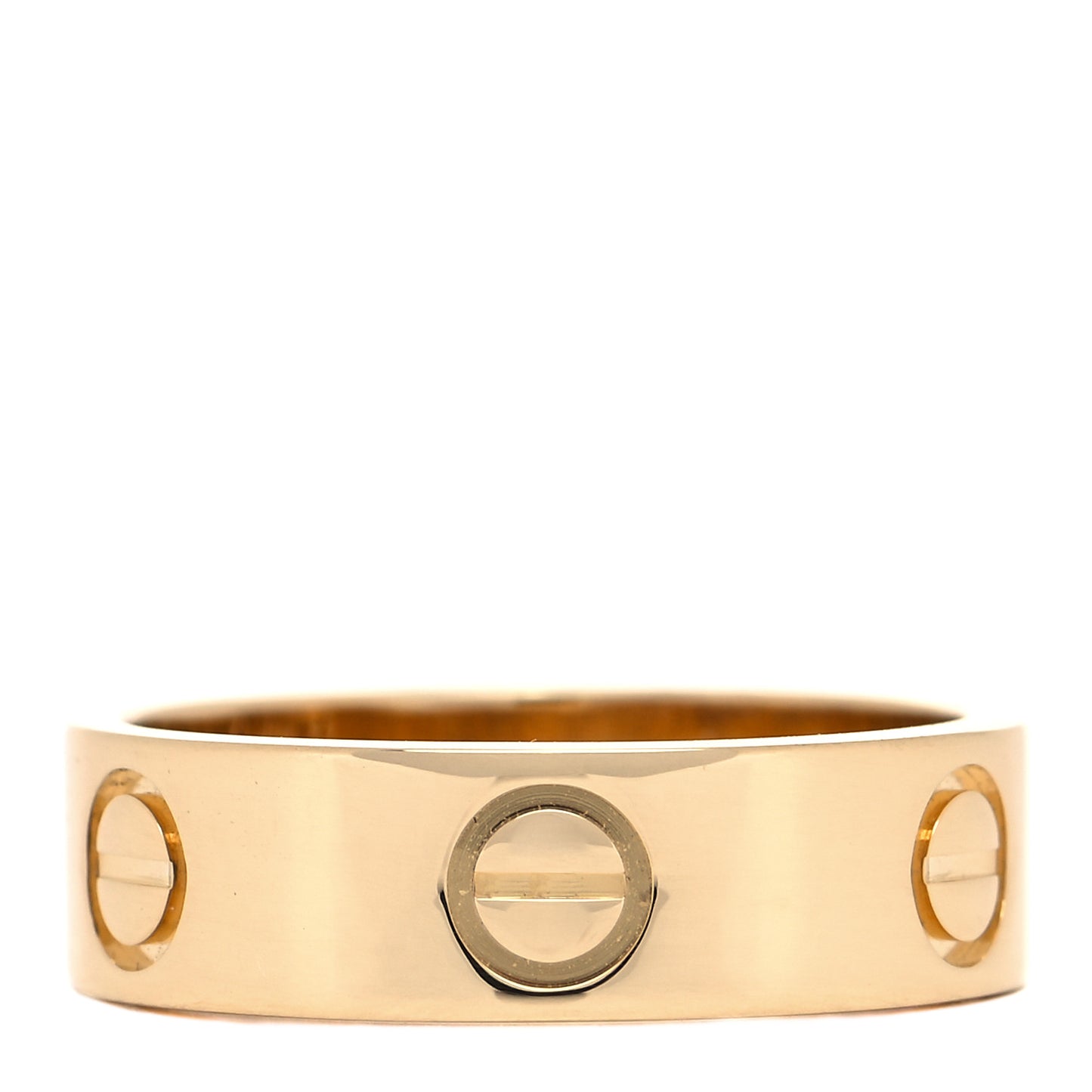 18K Yellow Gold 5.5mm LOVE Ring 52 6