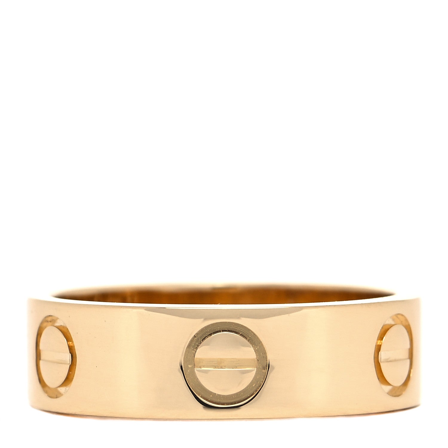 Cartier 18K Yellow Gold 5.5mm LOVE Ring 52 6 1 of 5
