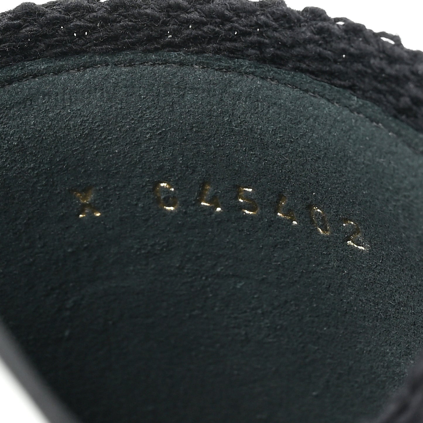 Cotton Logo Mule Sandals 35 Black White