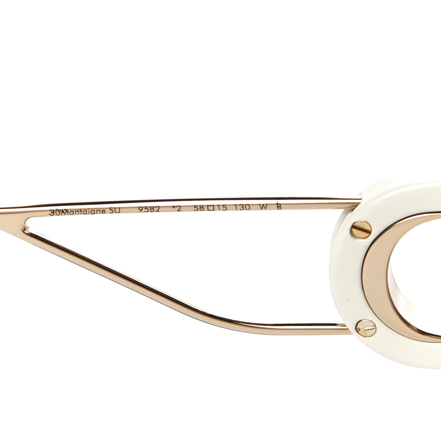Christian Dior Square 30 Montaigne Sunglasses White 6 of 8