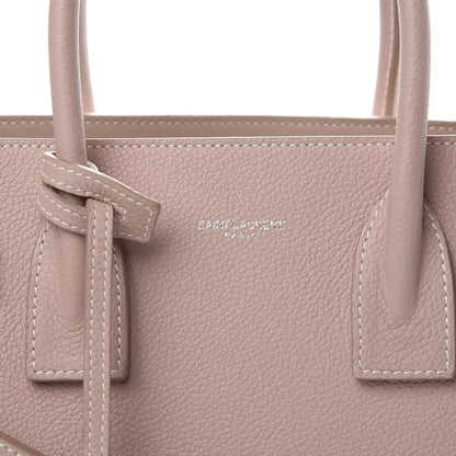 Saint Laurent Grained Calfskin Baby Sac De Jour Antique Rose 8 of 12