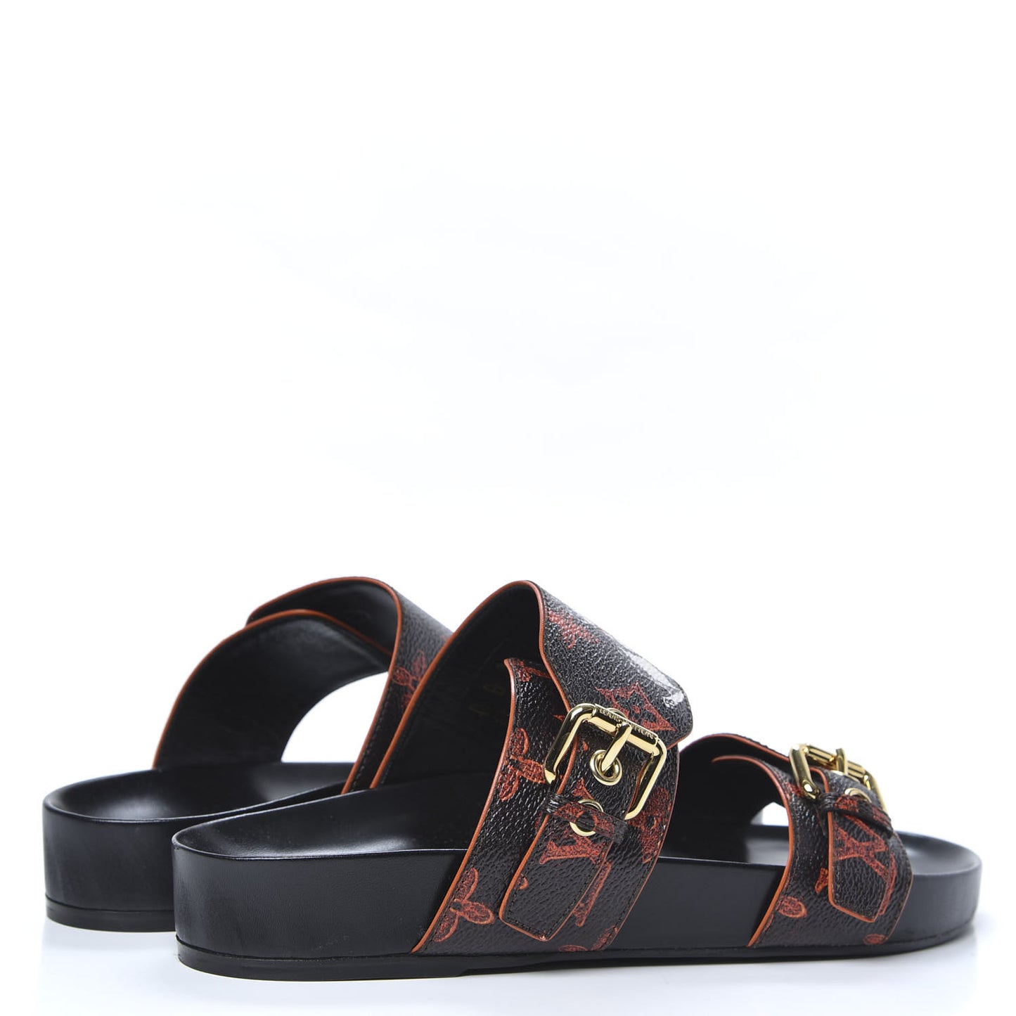 Catogram Bom Dia Flat Mule 37.5 Black Marron