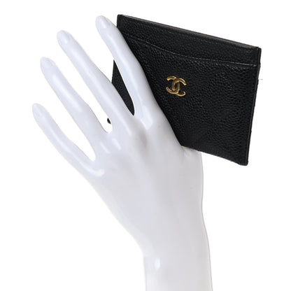 Chanel Caviar Quilted Card Holder Black 2 of 8