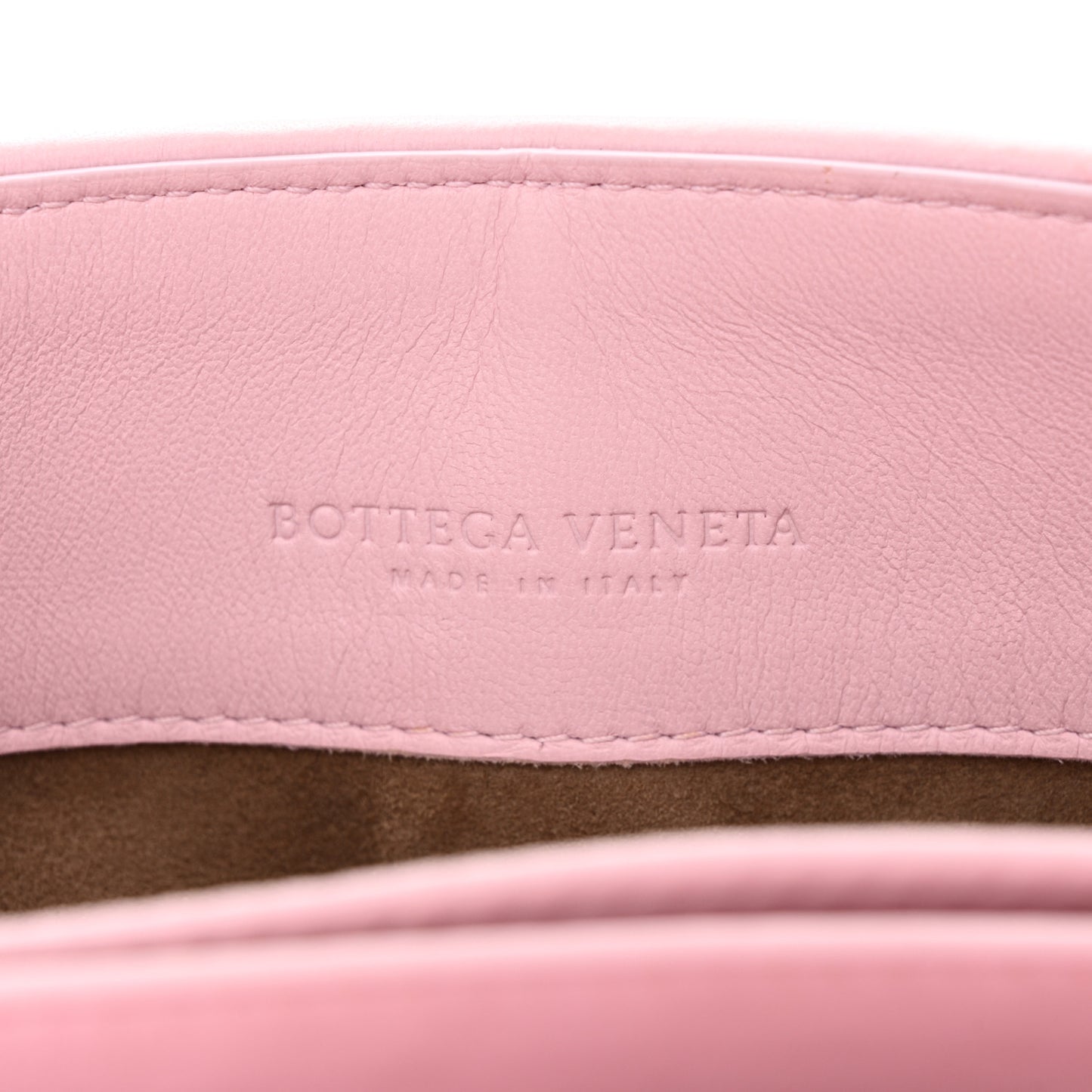 Nappa Intrecciato Baby Olimpia Shoulder Bag Dragee