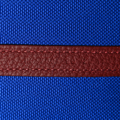 Hermes Toile Negonda Garden Party 30 TPM Bleu Bill Rouge H 7 of 10